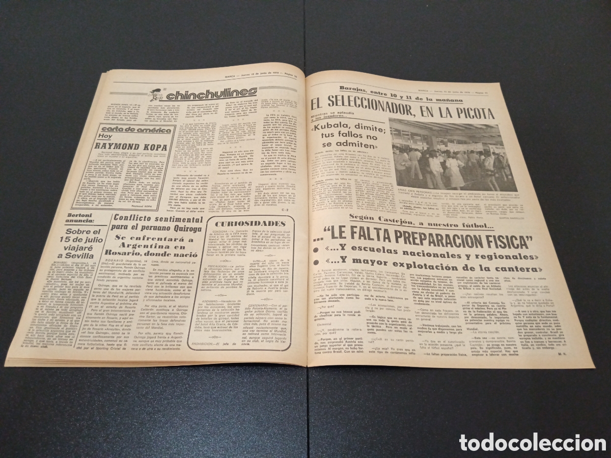 Coleccionismo deportivo: MARCA 15/06/1978 - Foto 6