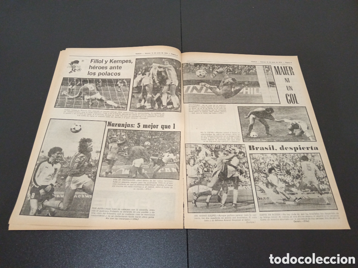 Coleccionismo deportivo: MARCA 16/06/1978 - Foto 5