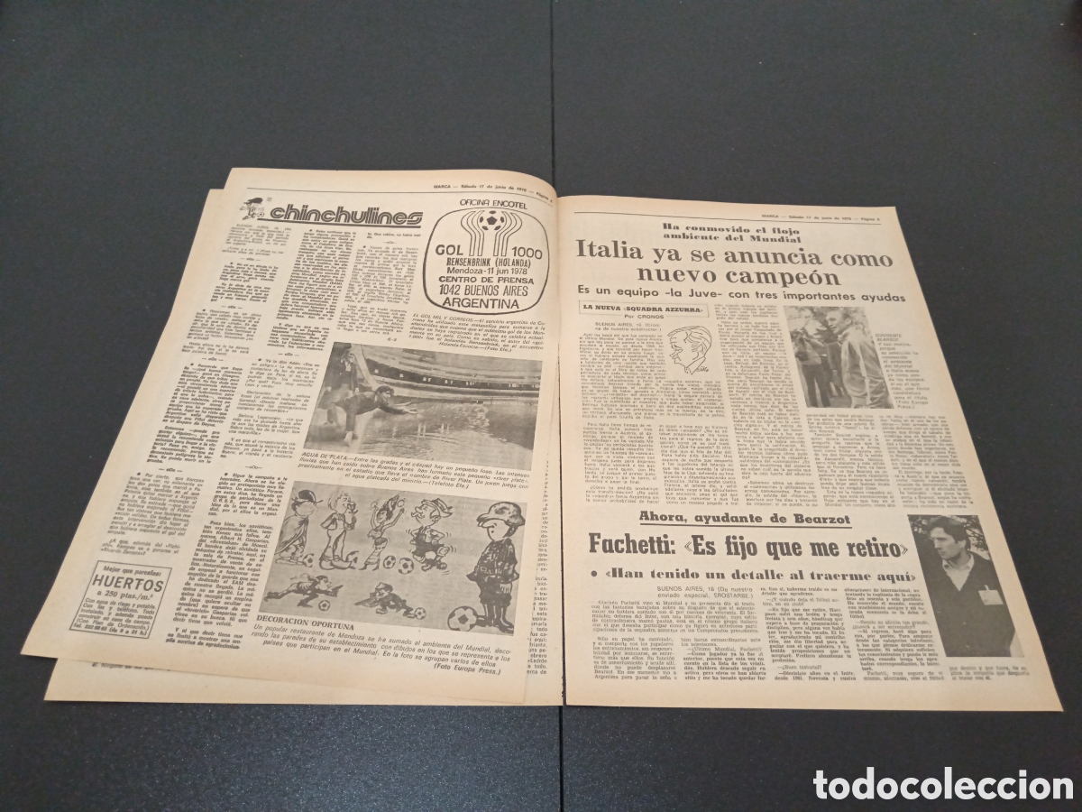 Coleccionismo deportivo: MARCA 17/06/1978 - Foto 3