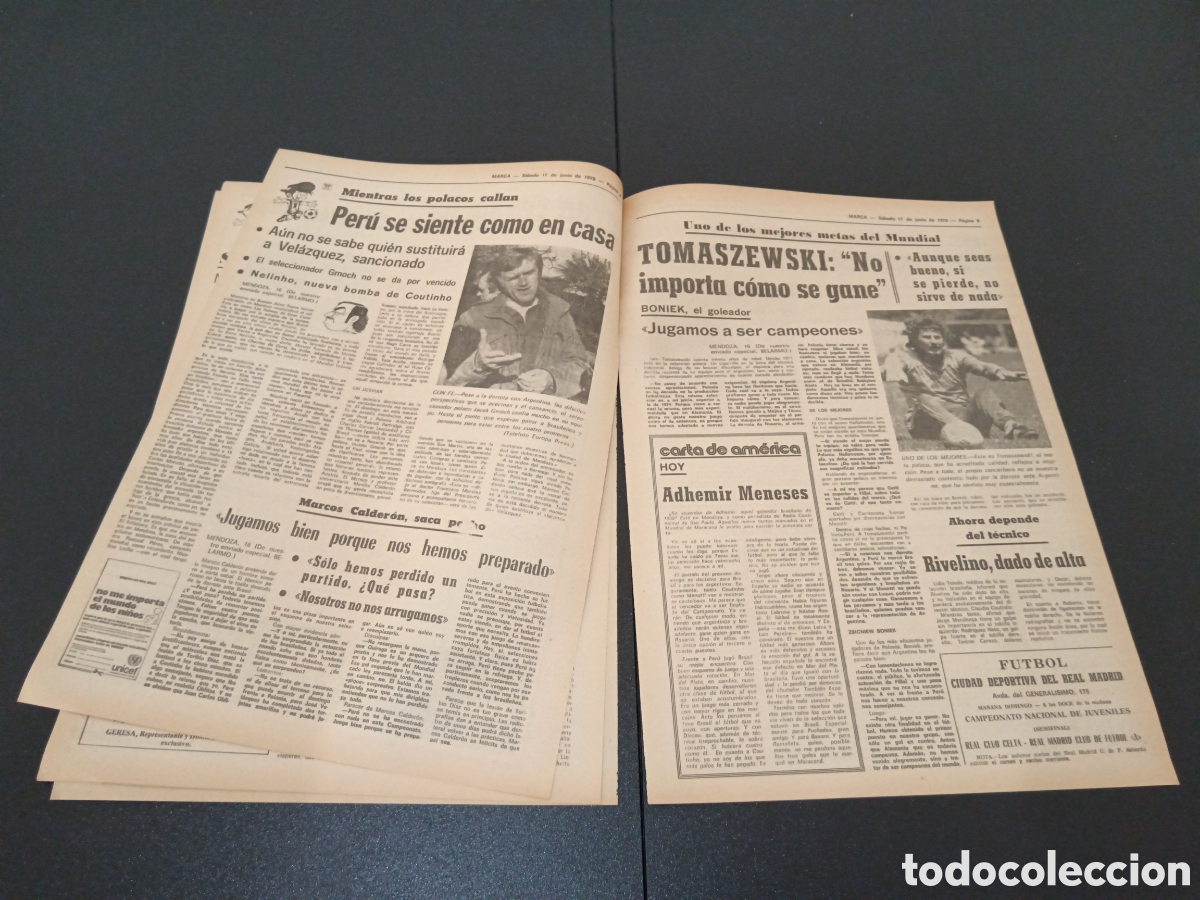 Coleccionismo deportivo: MARCA 17/06/1978 - Foto 5