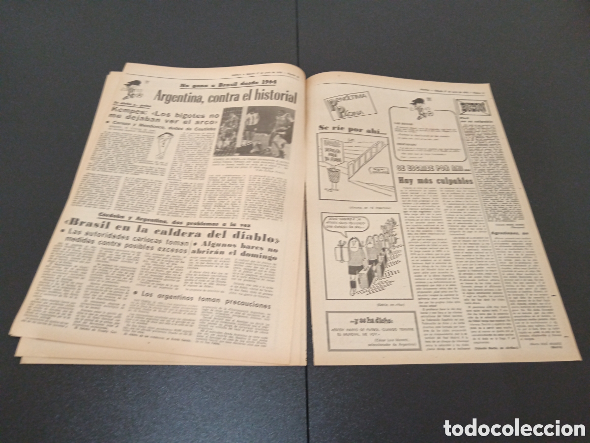 Coleccionismo deportivo: MARCA 17/06/1978 - Foto 6