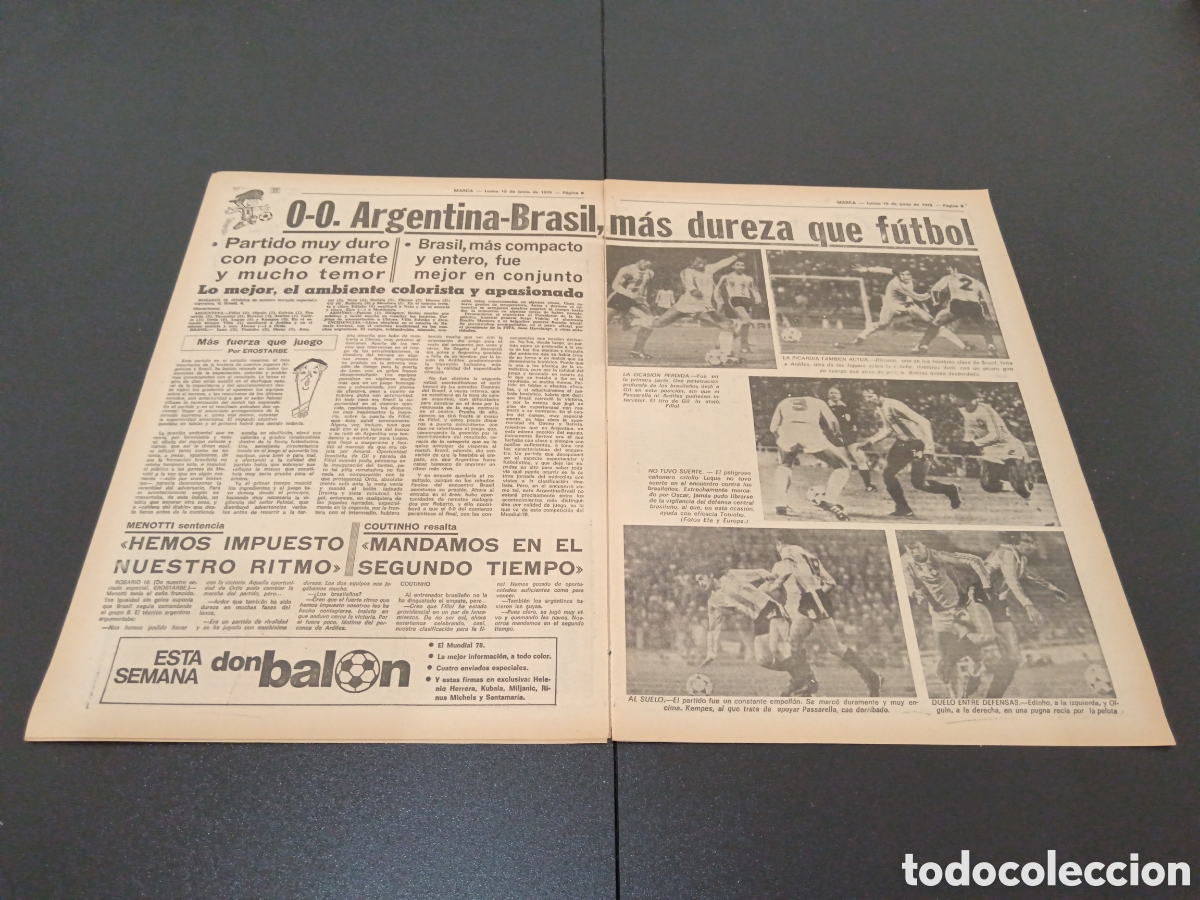 Coleccionismo deportivo: MARCA 19/06/1978 - Foto 5