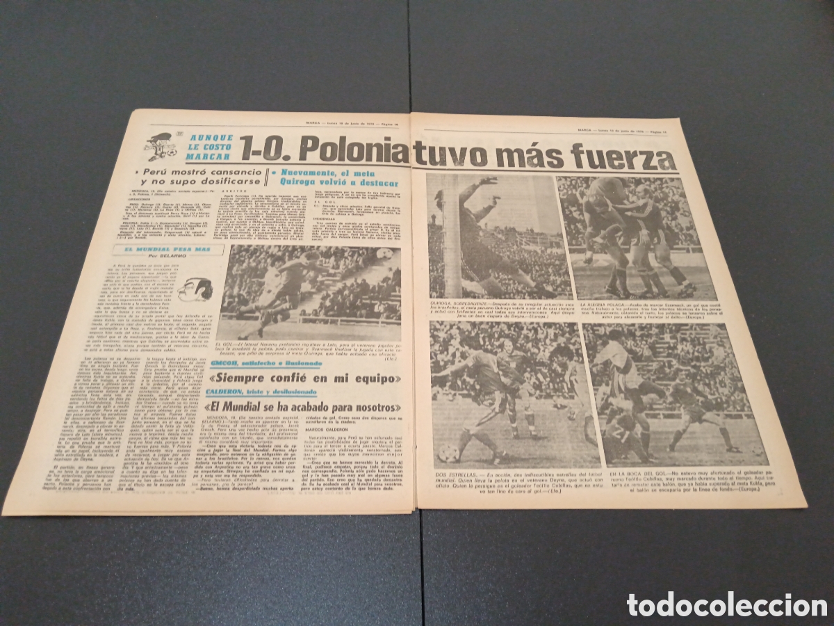 Coleccionismo deportivo: MARCA 19/06/1978 - Foto 6
