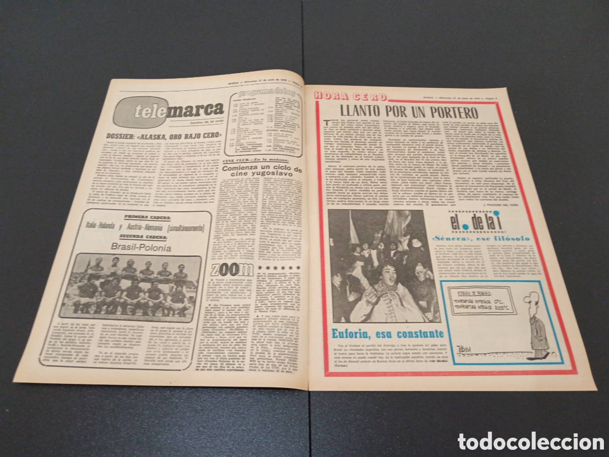 Coleccionismo deportivo: MARCA 21/06/1978 - Foto 2