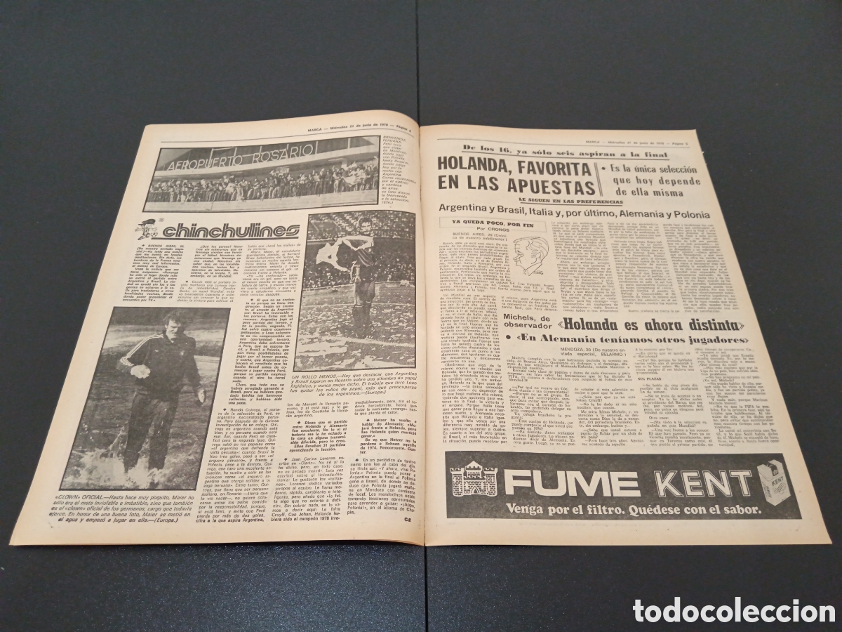Coleccionismo deportivo: MARCA 21/06/1978 - Foto 3