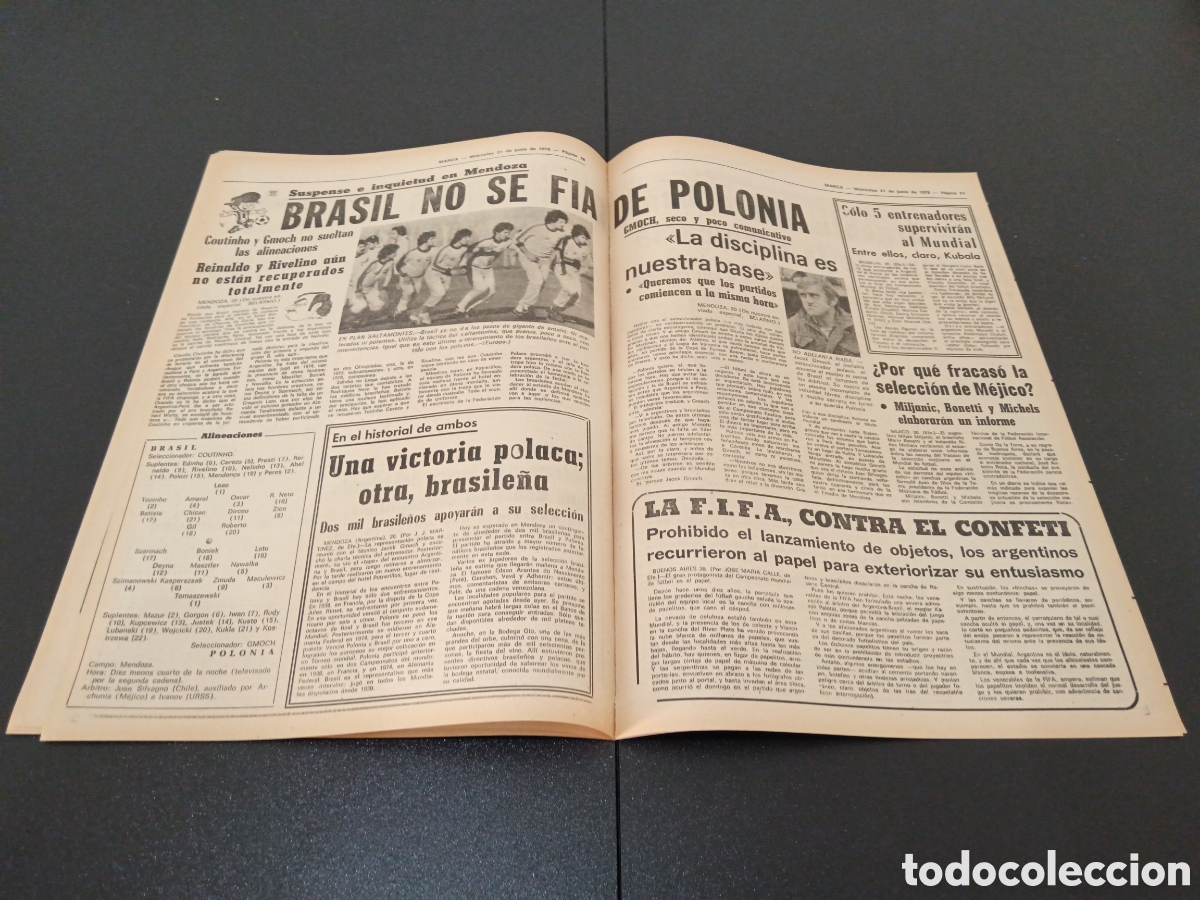 Coleccionismo deportivo: MARCA 21/06/1978 - Foto 6