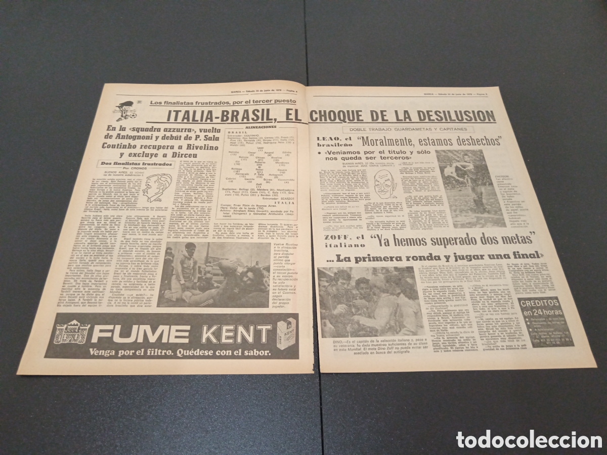 Coleccionismo deportivo: MARCA 24/06/1978 - Foto 3