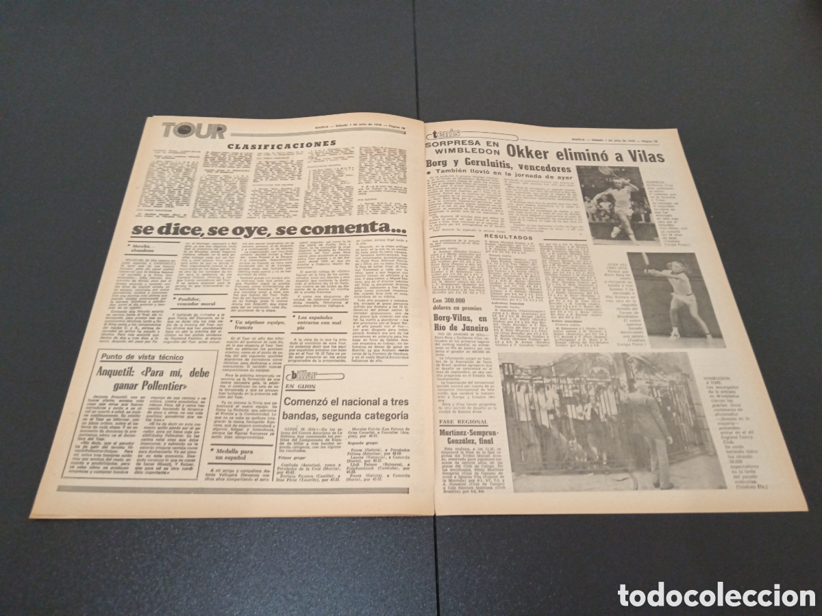 Coleccionismo deportivo: MARCA 01/07/1978 - Foto 4