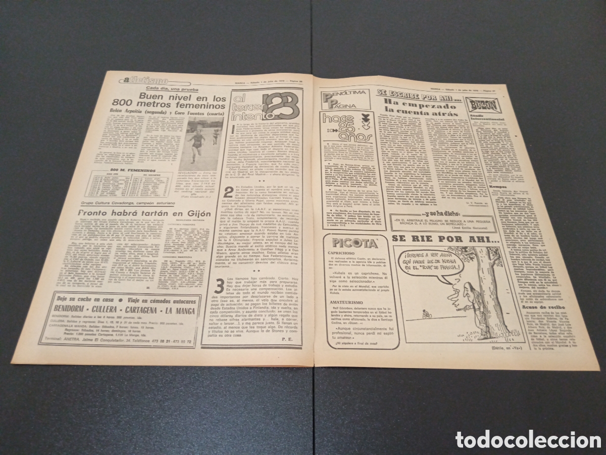 Coleccionismo deportivo: MARCA 01/07/1978 - Foto 5