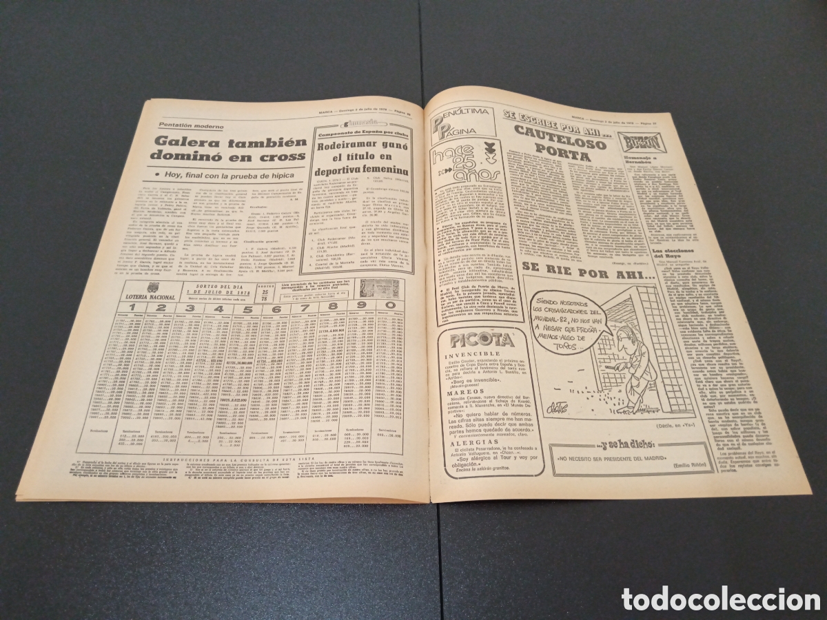 Coleccionismo deportivo: MARCA 02/07/1978 - Foto 5