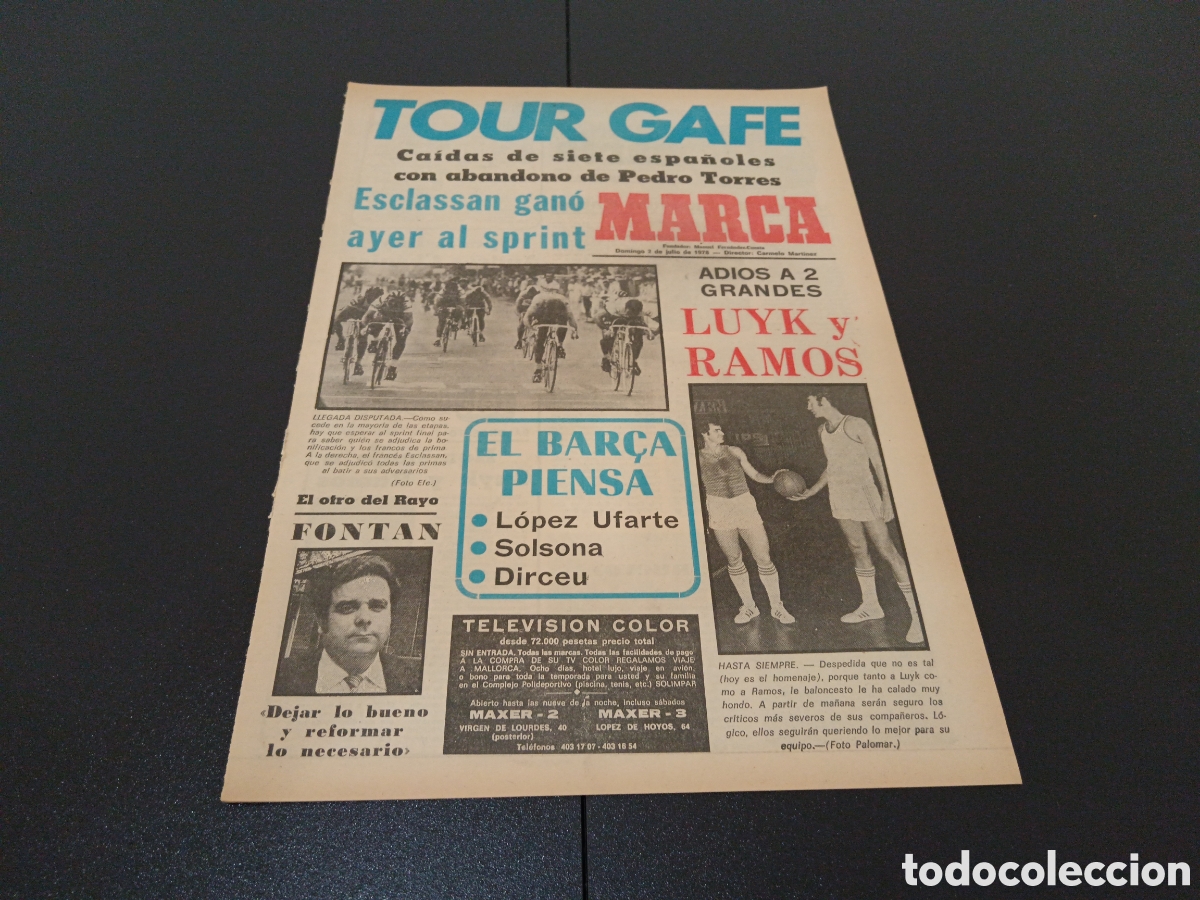 Coleccionismo deportivo: MARCA 02/07/1978 - Foto 1