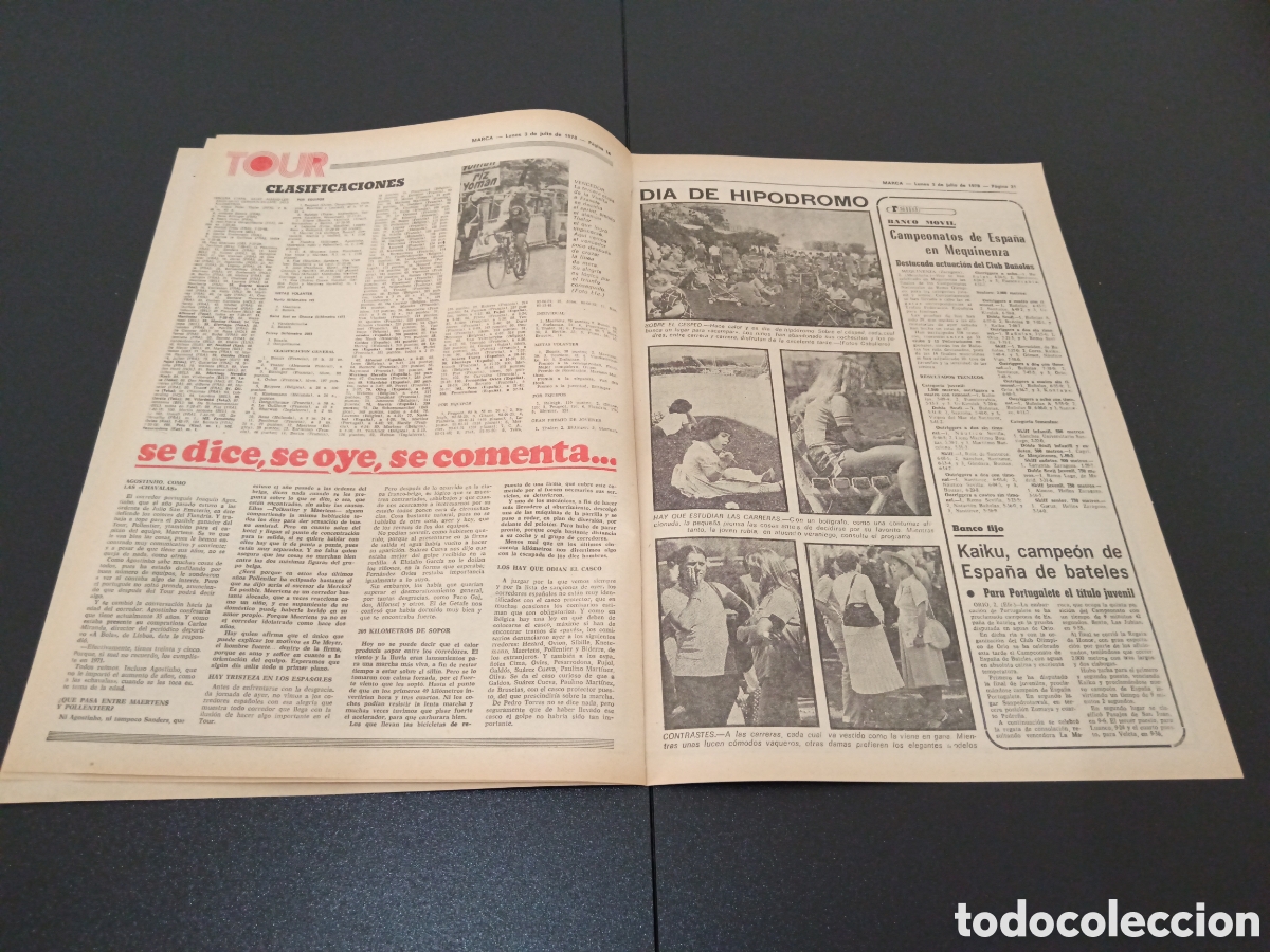 Coleccionismo deportivo: MARCA 03/07/1978 - Foto 4