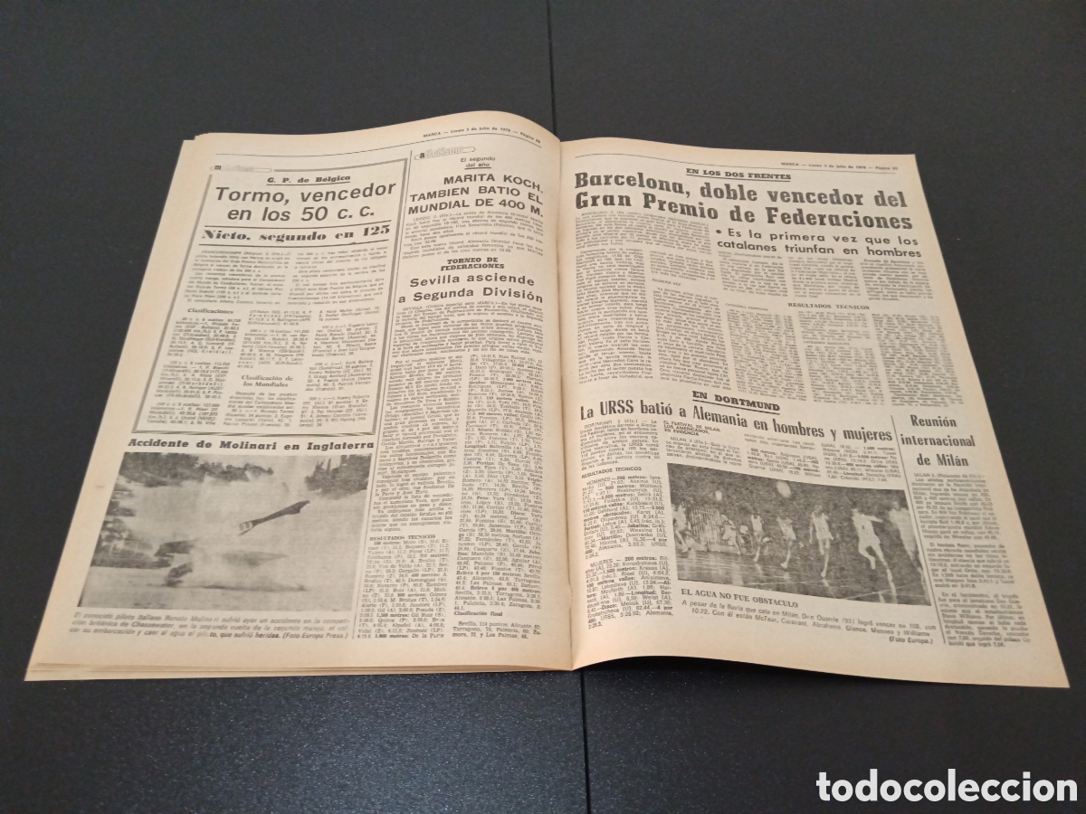Coleccionismo deportivo: MARCA 03/07/1978 - Foto 6