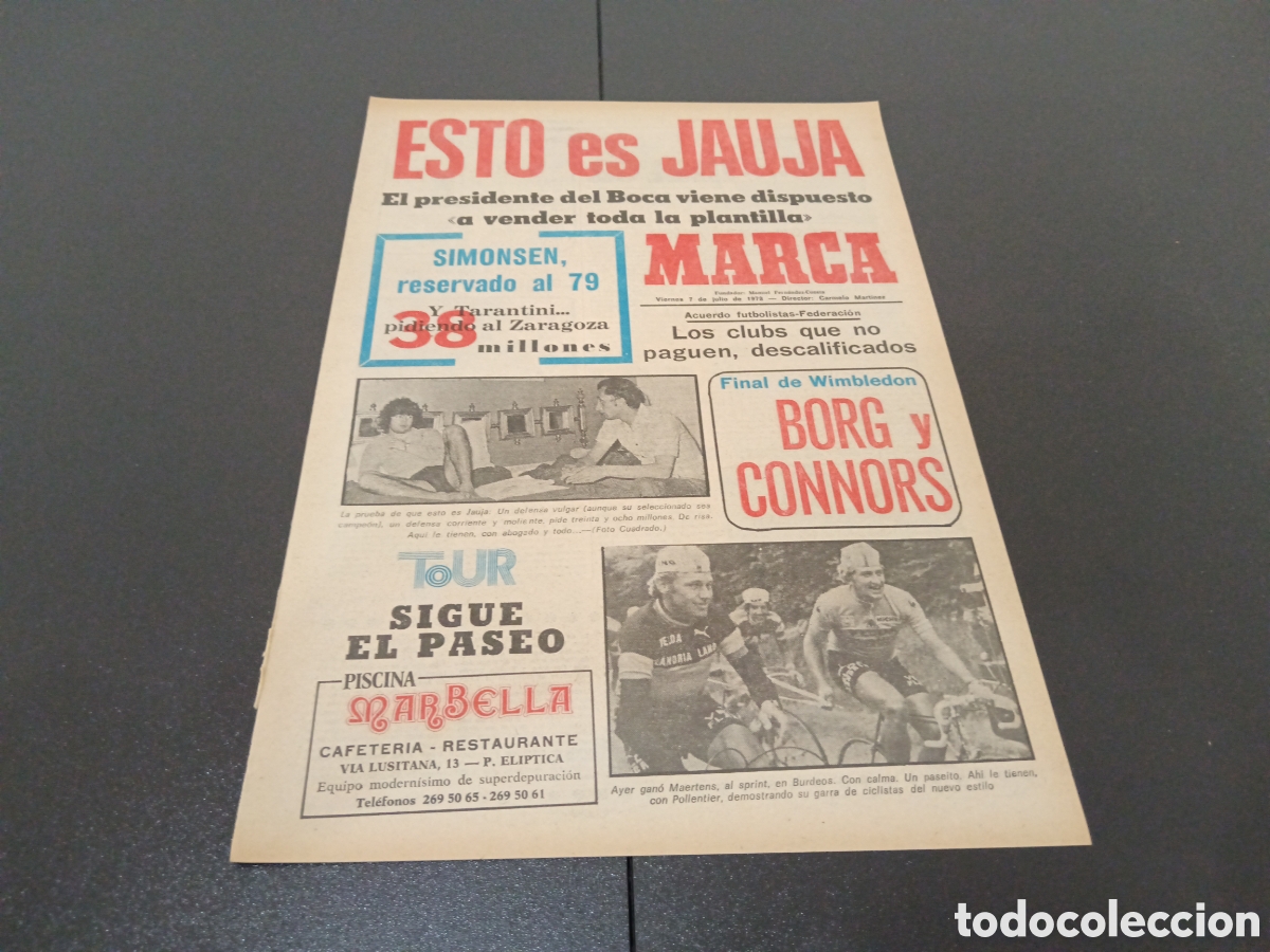 Coleccionismo deportivo: MARCA 07/07/1978 - Foto 1