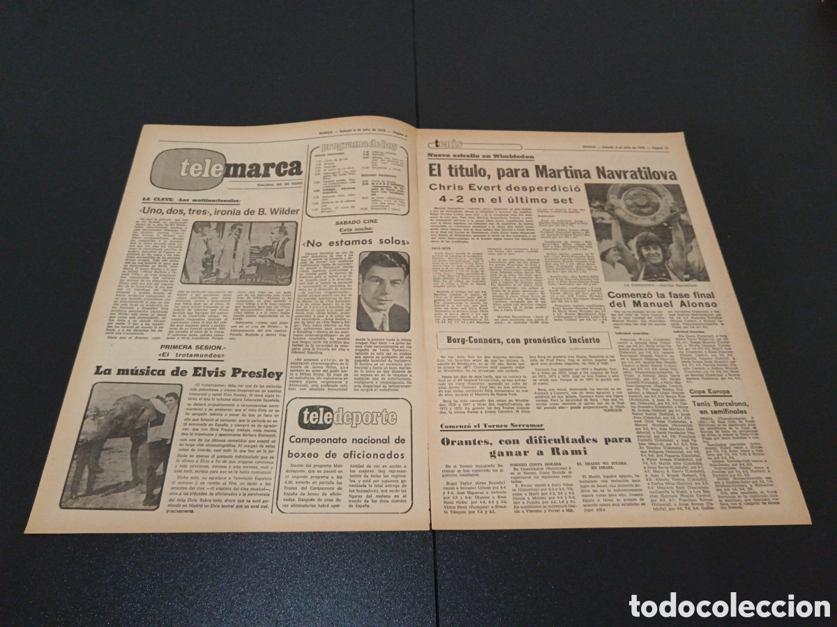 Coleccionismo deportivo: MARCA 08/07/1978 - Foto 2