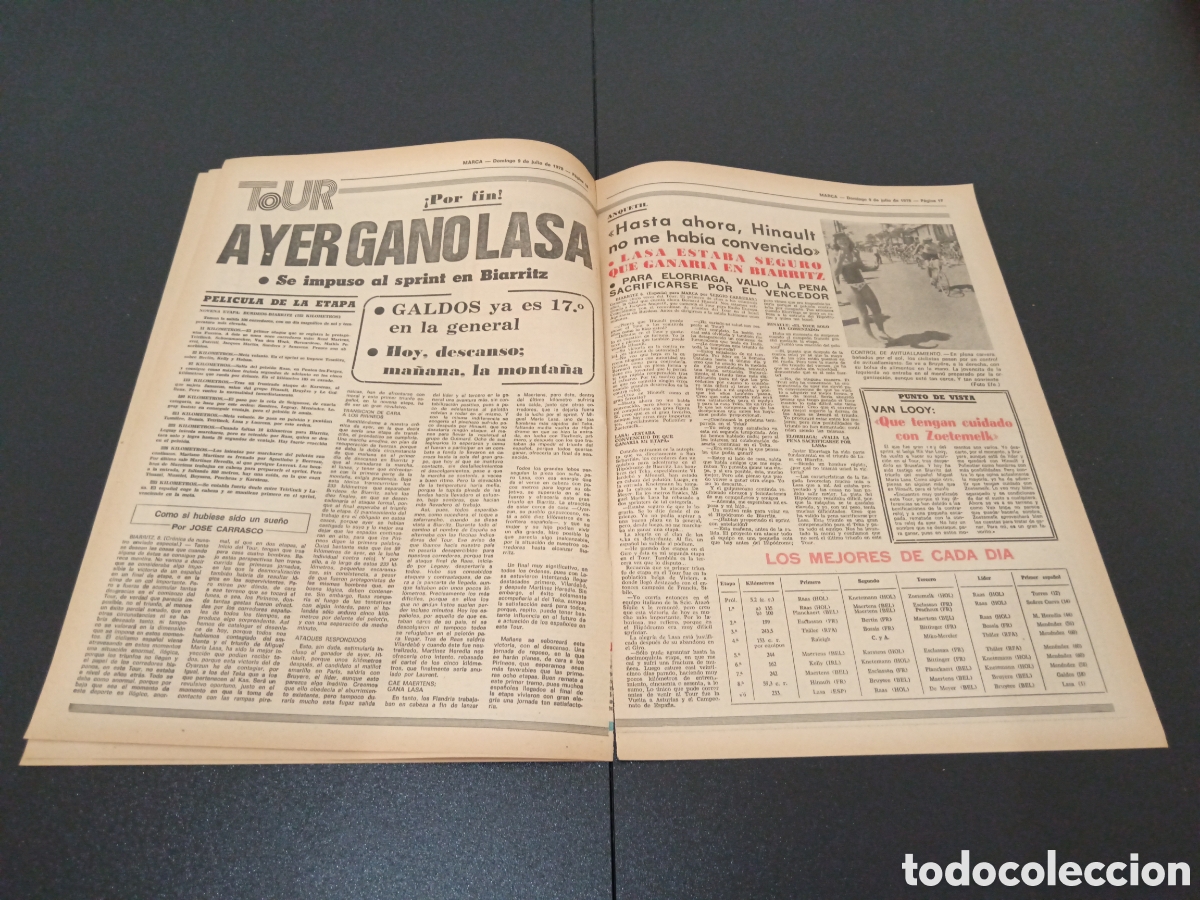 Coleccionismo deportivo: MARCA 09/07/1978 - Foto 4