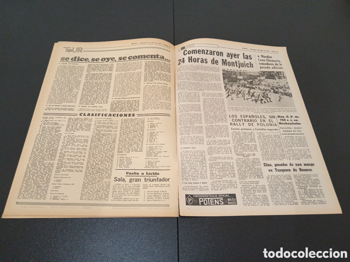 Coleccionismo deportivo: MARCA 09/07/1978 - Foto 5