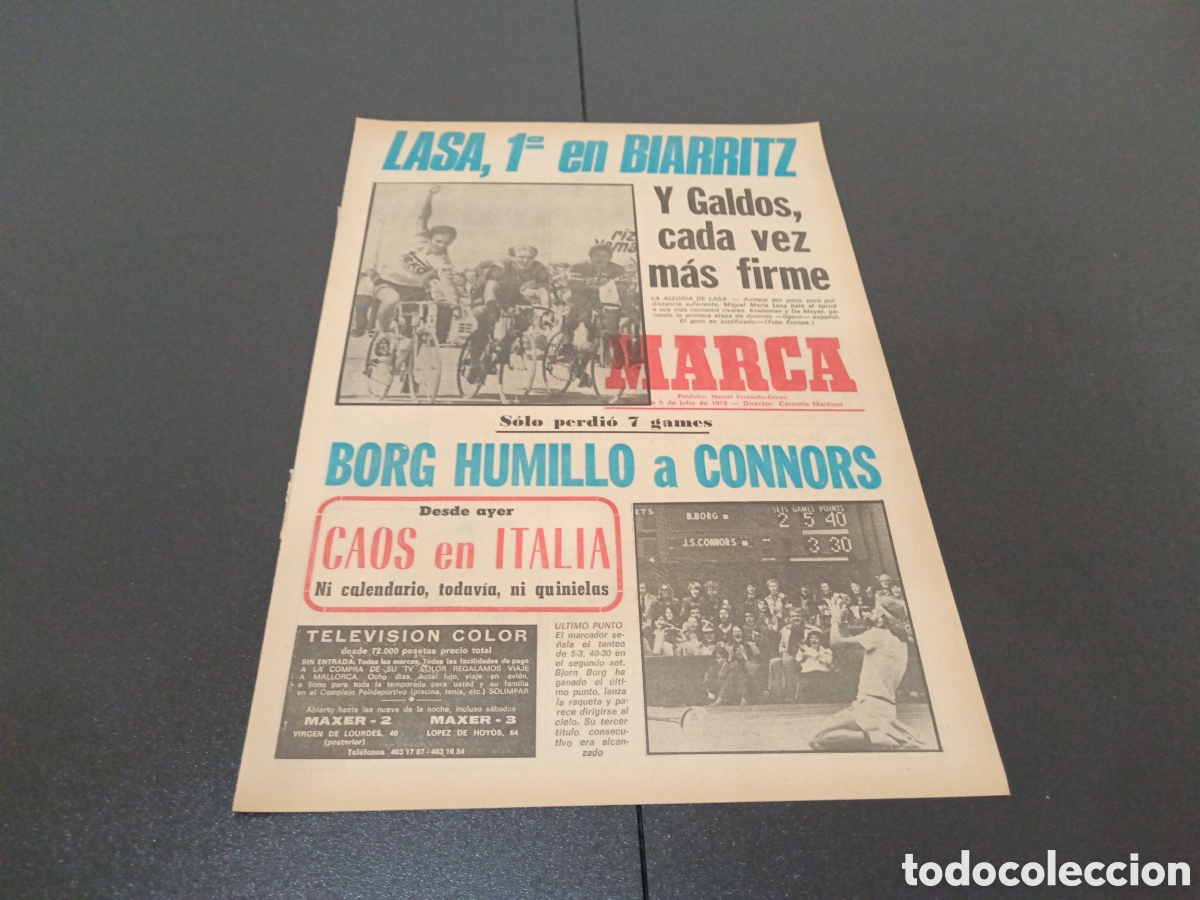 Coleccionismo deportivo: MARCA 09/07/1978 - Foto 1