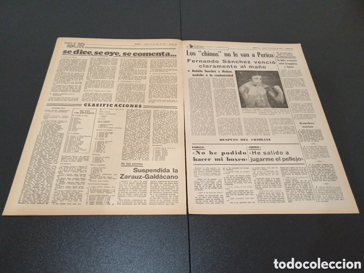 Coleccionismo deportivo: MARCA 13/07/1978 - Foto 4