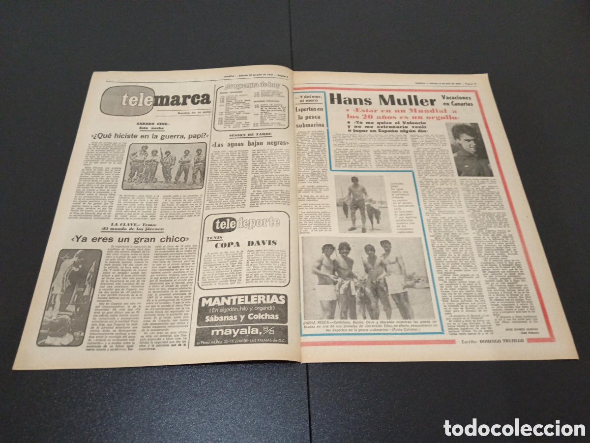 Coleccionismo deportivo: MARCA 15/07/1978 - Foto 2