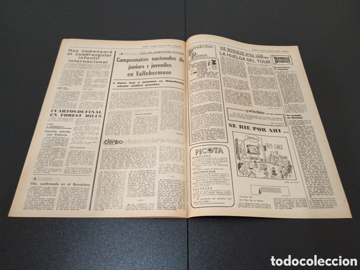 Coleccionismo deportivo: MARCA 15/07/1978 - Foto 5
