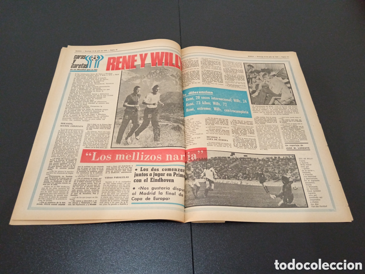 Coleccionismo deportivo: MARCA 16/07/1978 - Foto 4