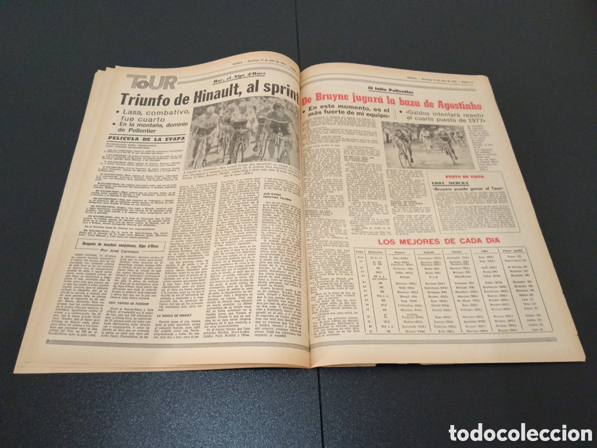 Coleccionismo deportivo: MARCA 16/07/1978 - Foto 5