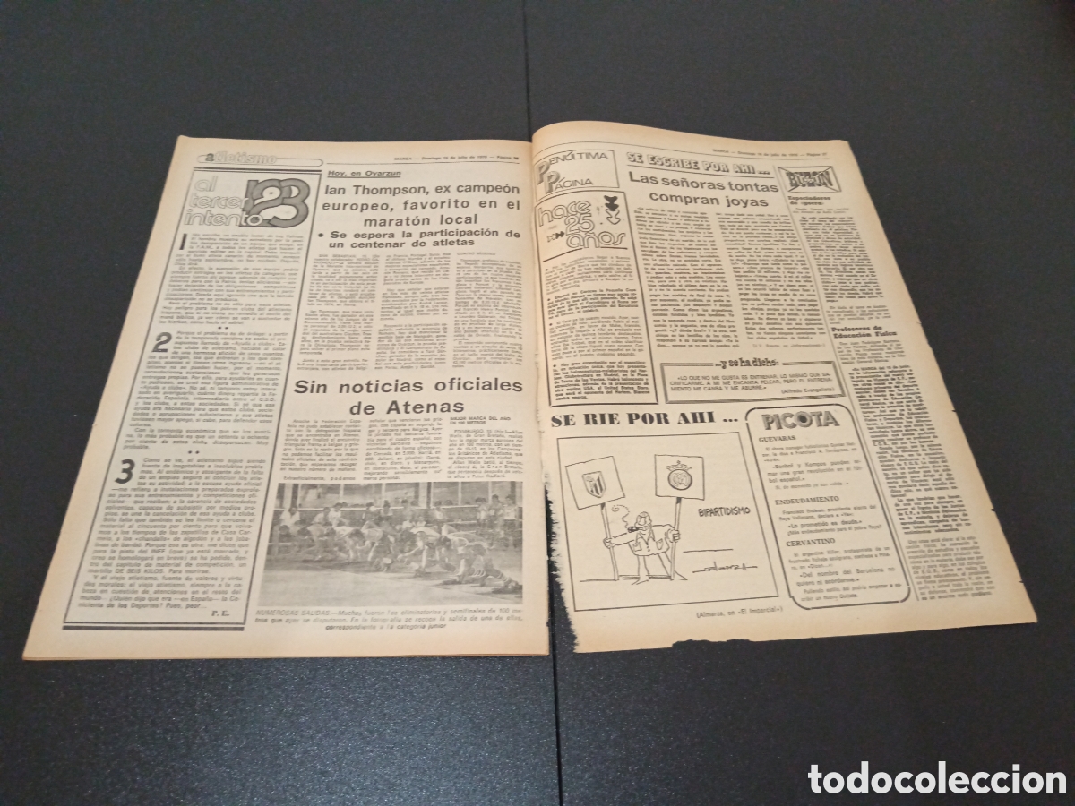 Coleccionismo deportivo: MARCA 16/07/1978 - Foto 7