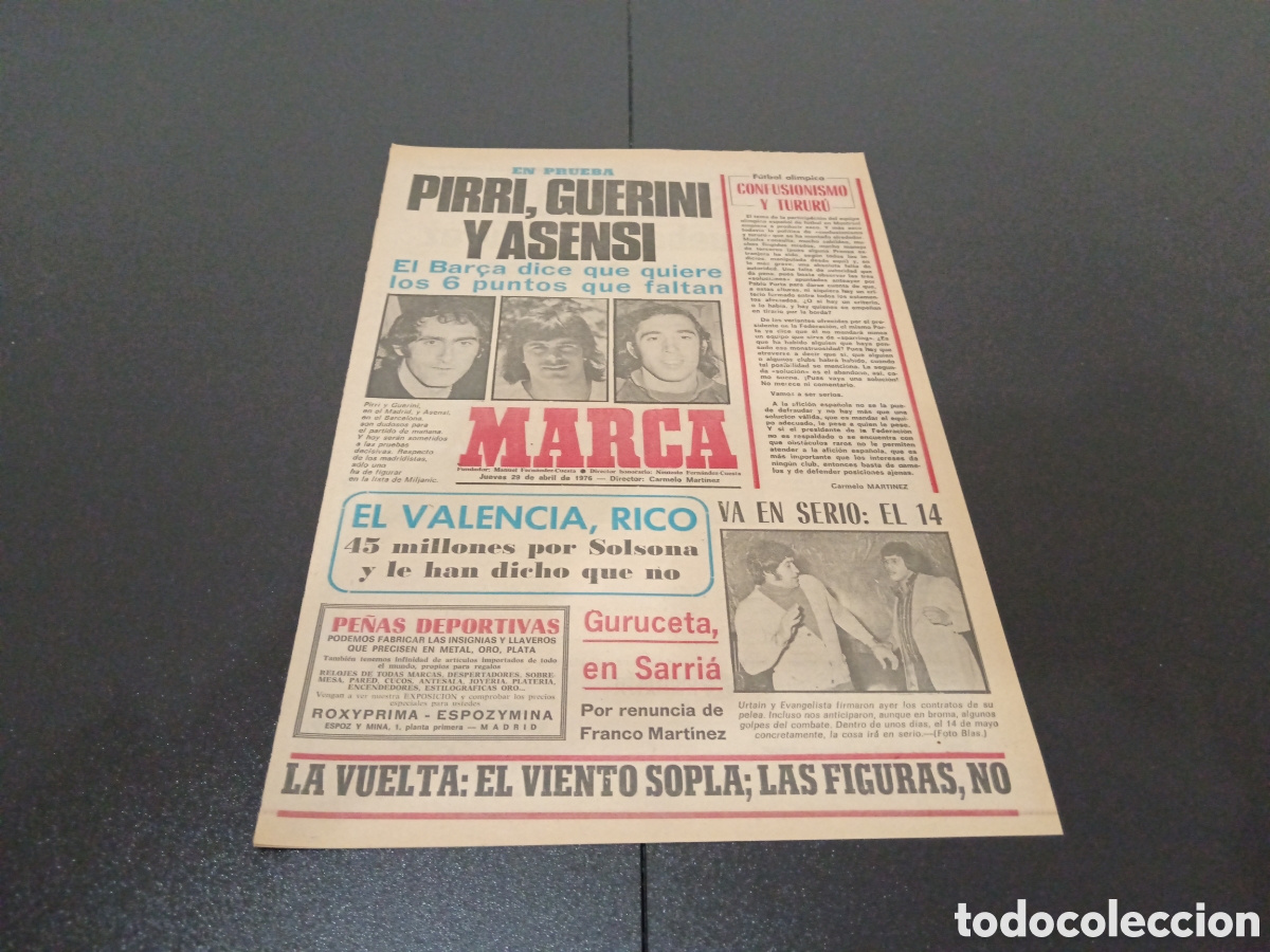 Sammelleidenschaft Sport: MARCA 29/04/1976 FINAL COPA UEFA LIVERPOOL 3 BRUJAS 2