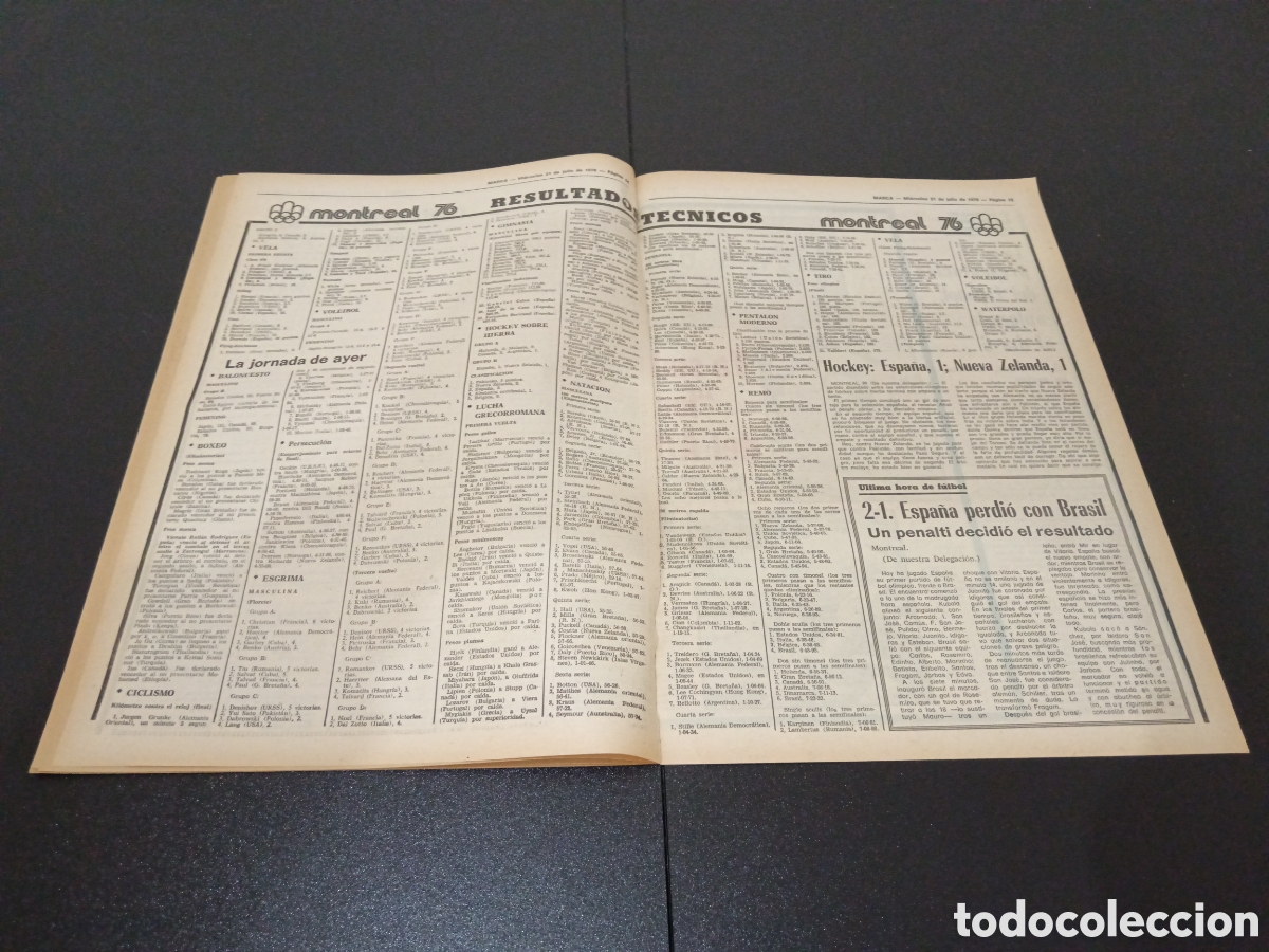 Coleccionismo deportivo: MARCA 21/07/1976 NADIA COMANECCI - Foto 8