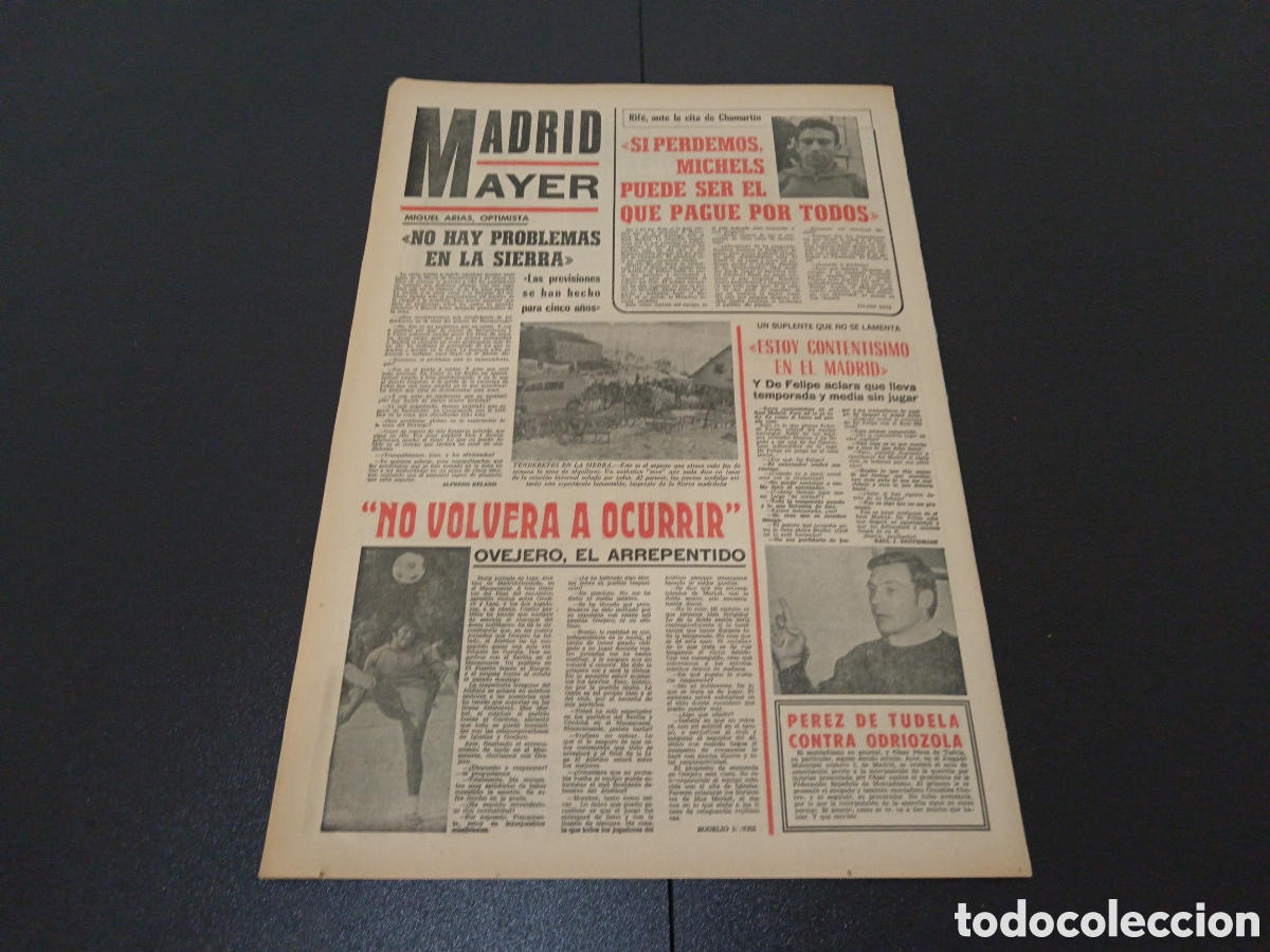 Coleccionismo deportivo: MARCA 25/11/1971 - Foto 5
