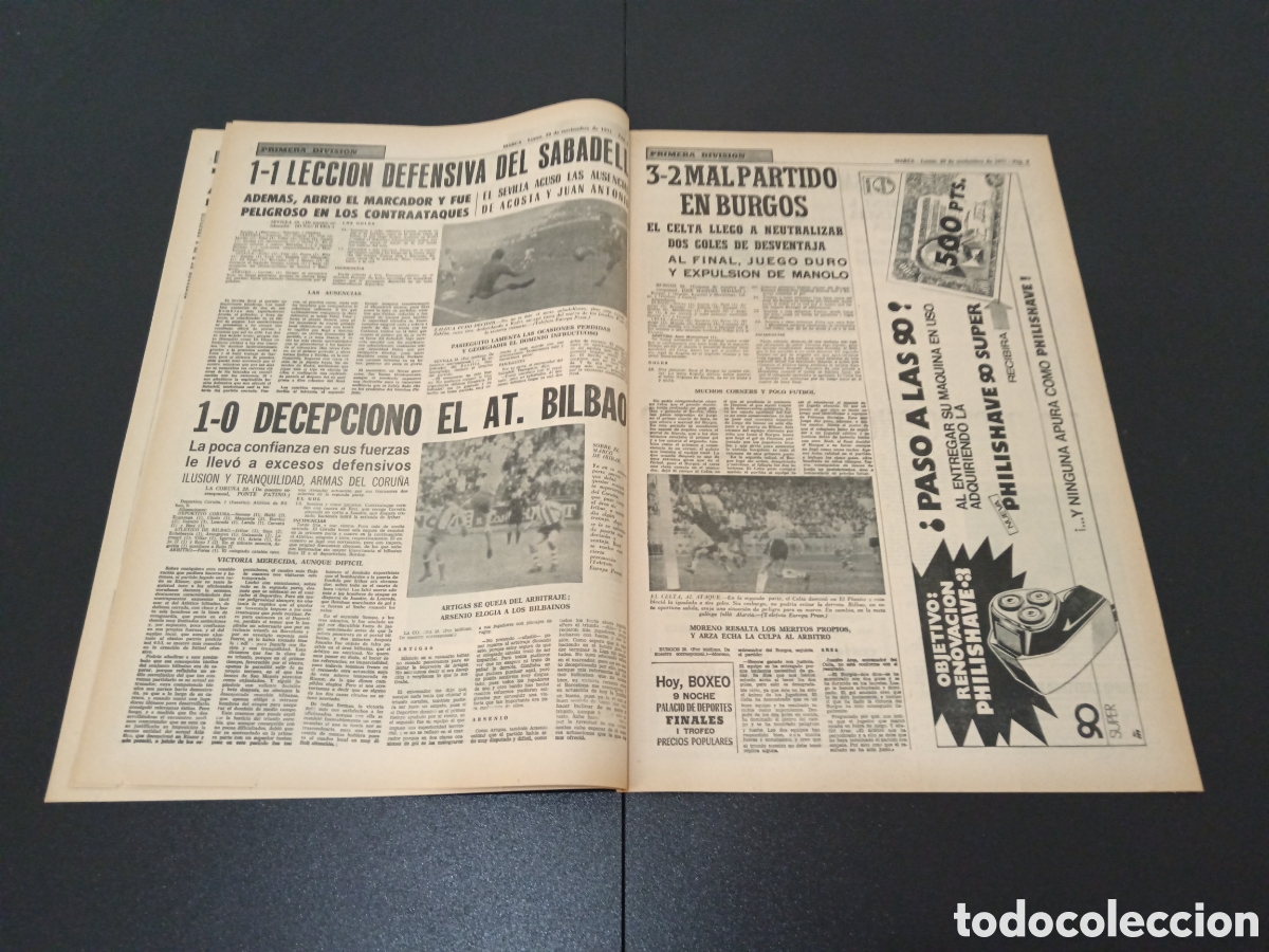 Coleccionismo deportivo: MARCA 29/11/1971 - Foto 5