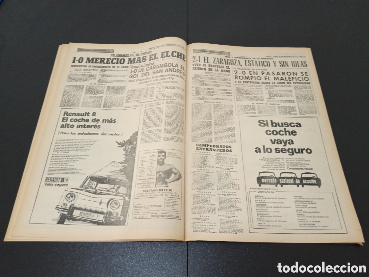 Coleccionismo deportivo: MARCA 29/11/1971 - Foto 9