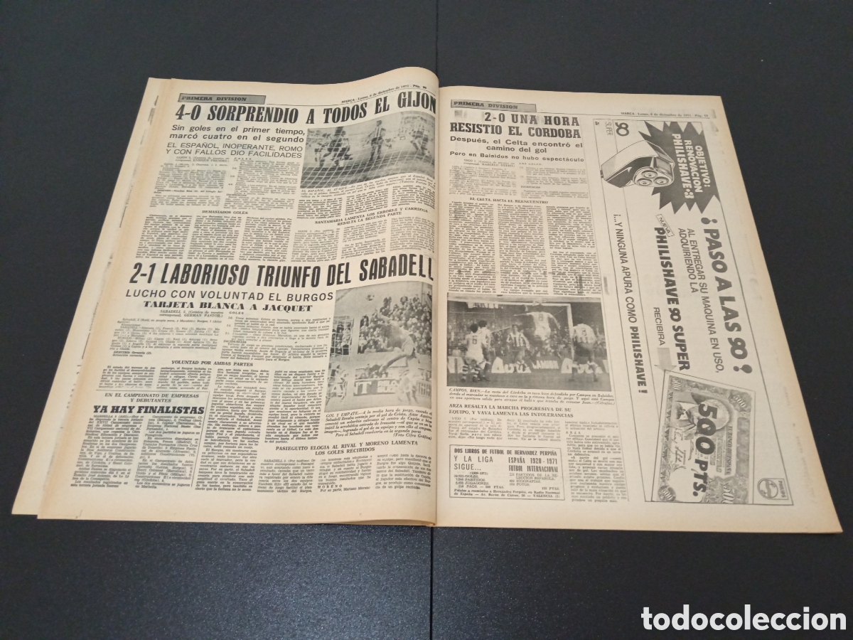 Coleccionismo deportivo: MARCA 06/12/1971 - Foto 6