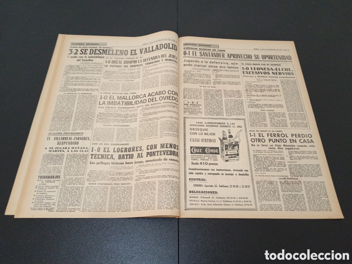 Coleccionismo deportivo: MARCA 06/12/1971 - Foto 7