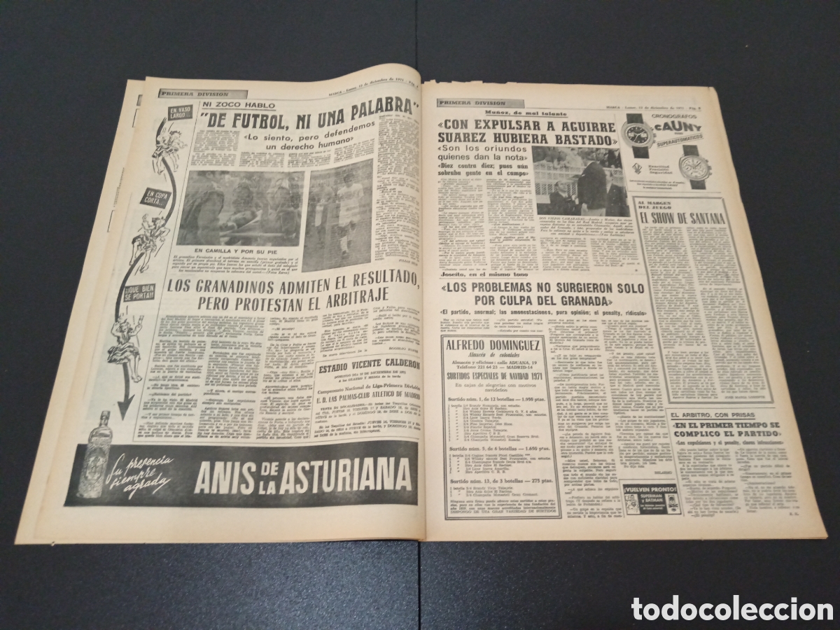Coleccionismo deportivo: MARCA 13/12/1971 - Foto 3