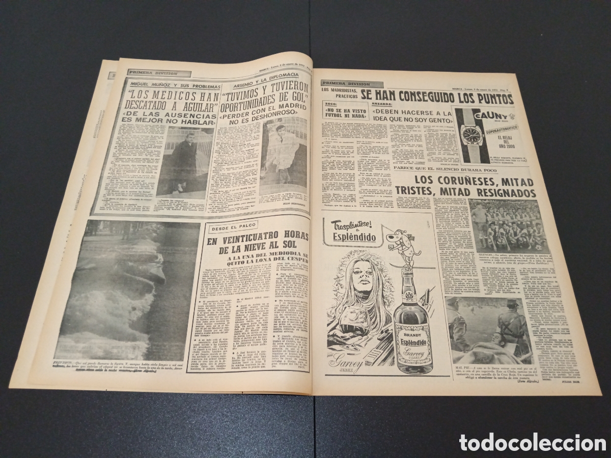 Coleccionismo deportivo: MARCA 03/01/1972 - Foto 3