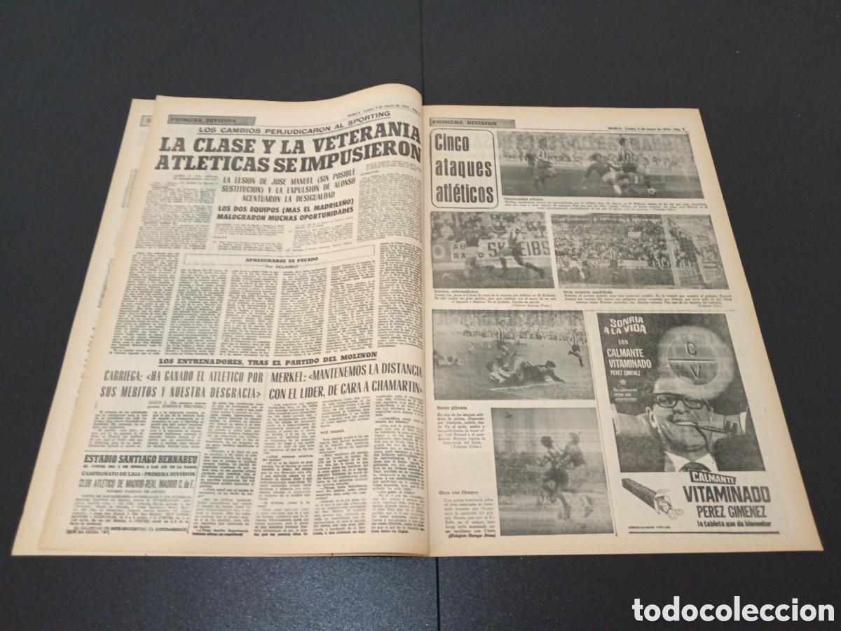 Coleccionismo deportivo: MARCA 03/01/1972 - Foto 4