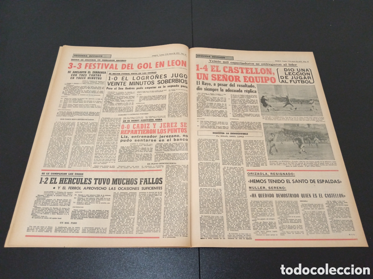 Coleccionismo deportivo: MARCA 03/01/1972 - Foto 7