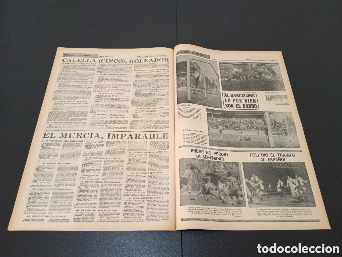 Coleccionismo deportivo: MARCA 03/01/1972 - Foto 9