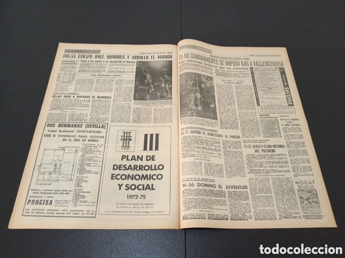 Coleccionismo deportivo: MARCA 03/01/1972 - Foto 10