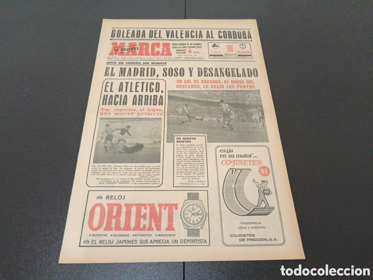 Coleccionismo deportivo: MARCA 03/01/1972 - Foto 1