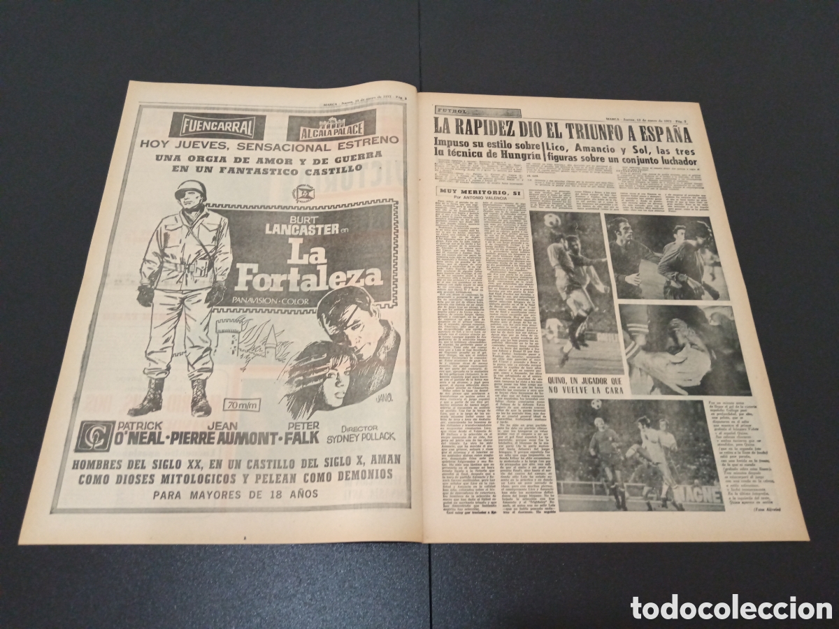 Coleccionismo deportivo: MARCA 13/01/1972 - Foto 2