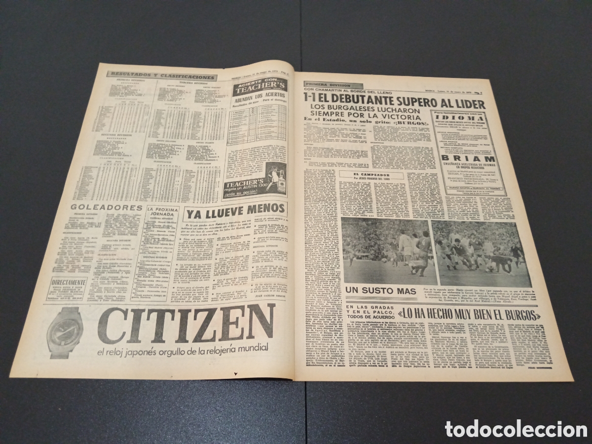Coleccionismo deportivo: MARCA 31/01/1972 - Foto 2