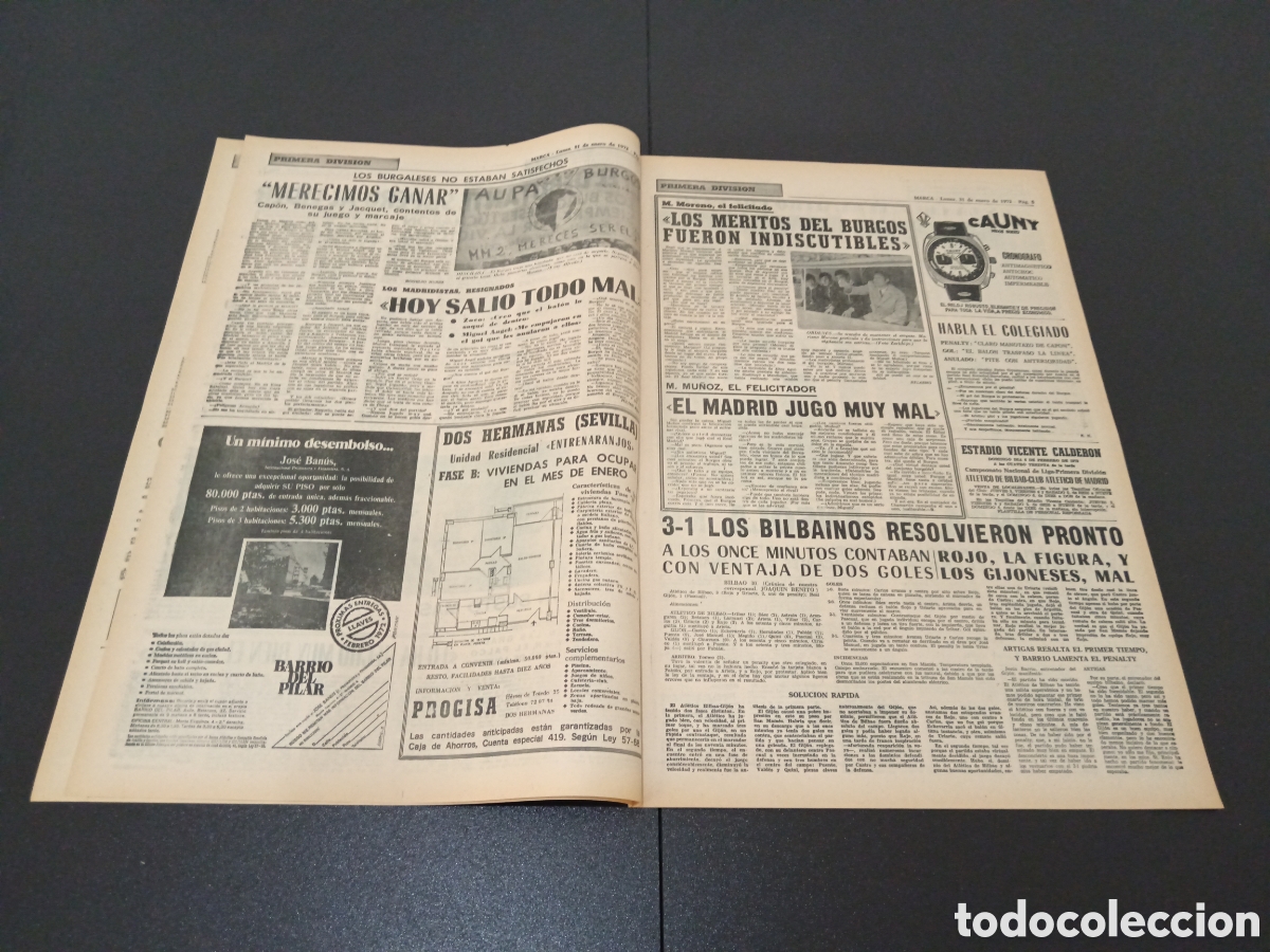 Coleccionismo deportivo: MARCA 31/01/1972 - Foto 3