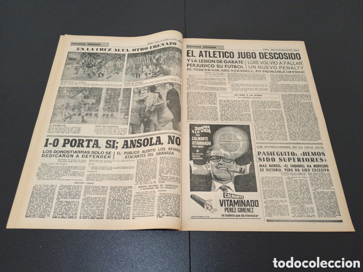 Coleccionismo deportivo: MARCA 31/01/1972 - Foto 4