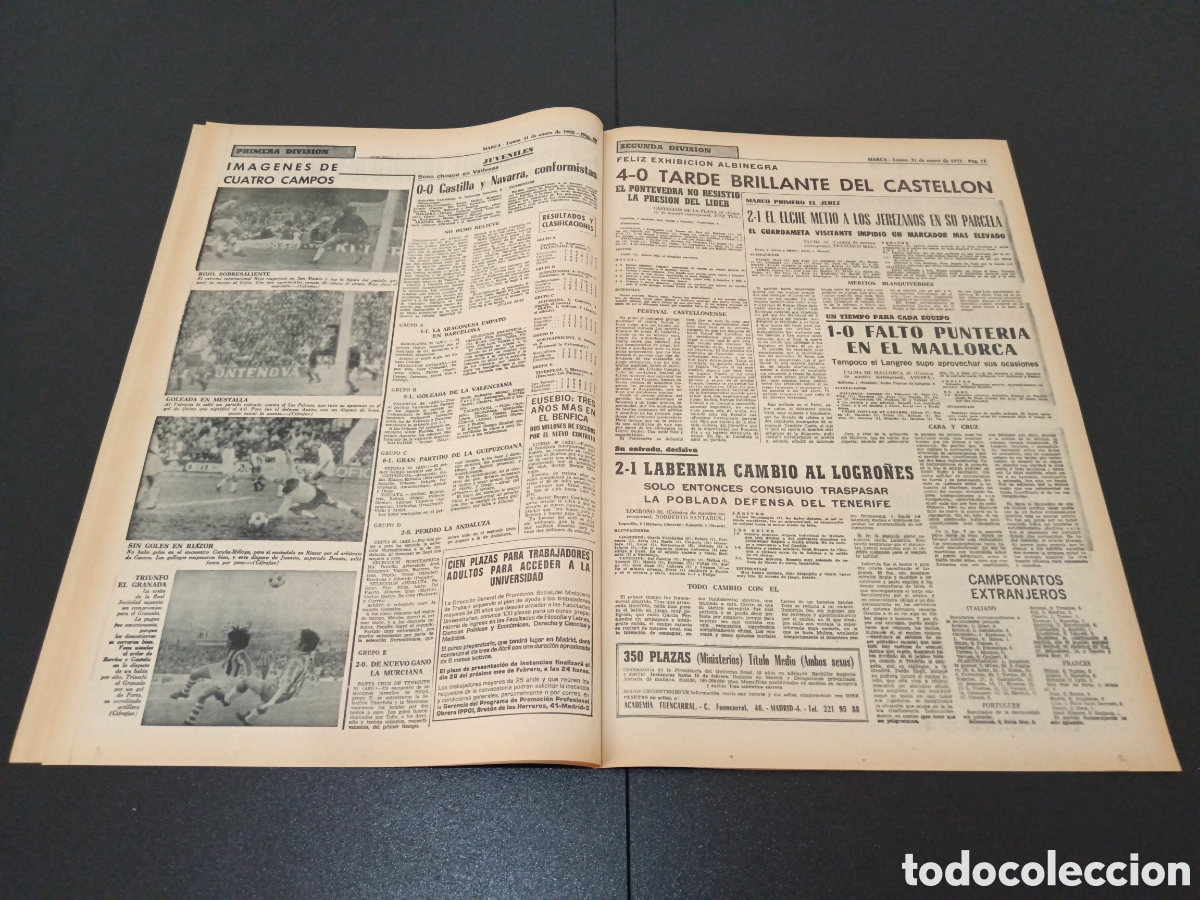 Coleccionismo deportivo: MARCA 31/01/1972 - Foto 6