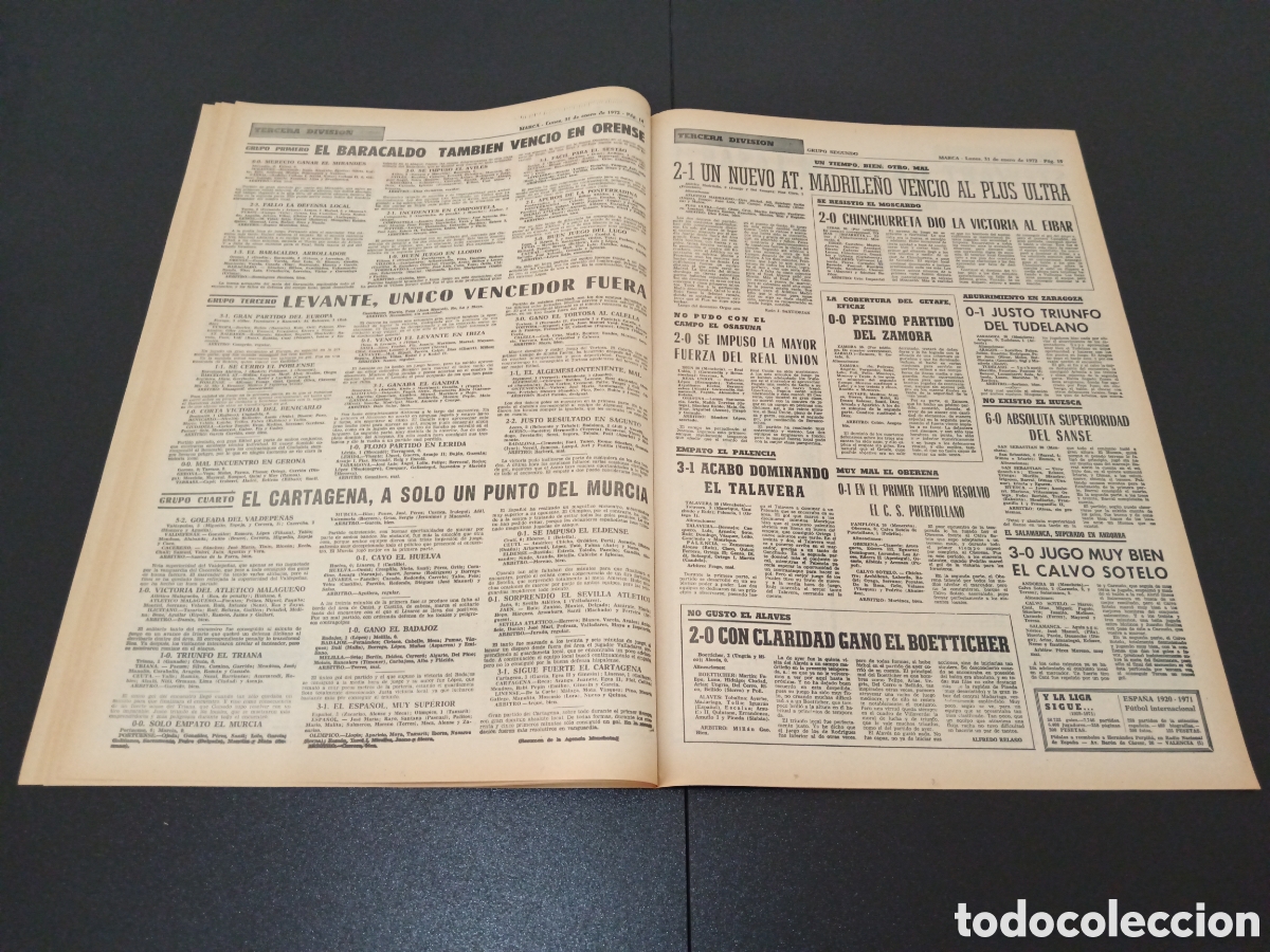 Coleccionismo deportivo: MARCA 31/01/1972 - Foto 8