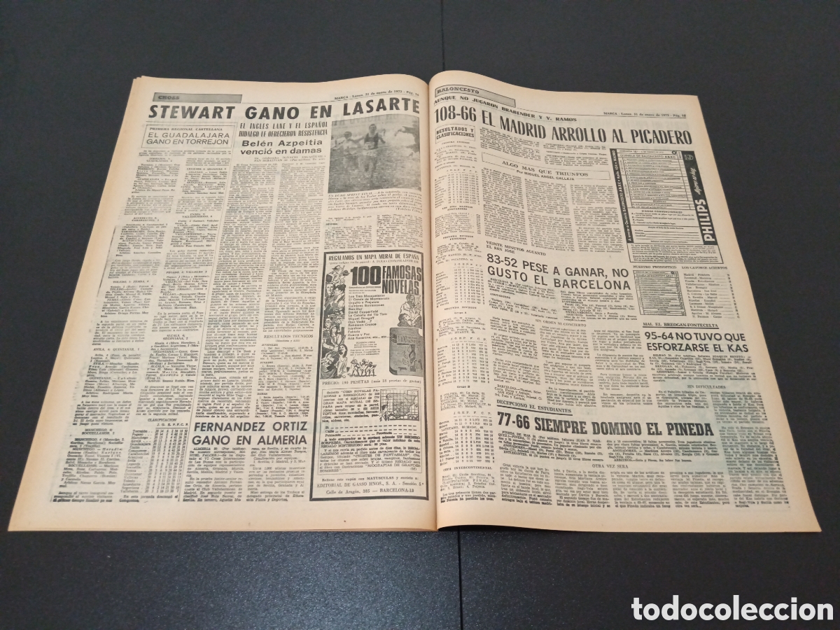 Coleccionismo deportivo: MARCA 31/01/1972 - Foto 9