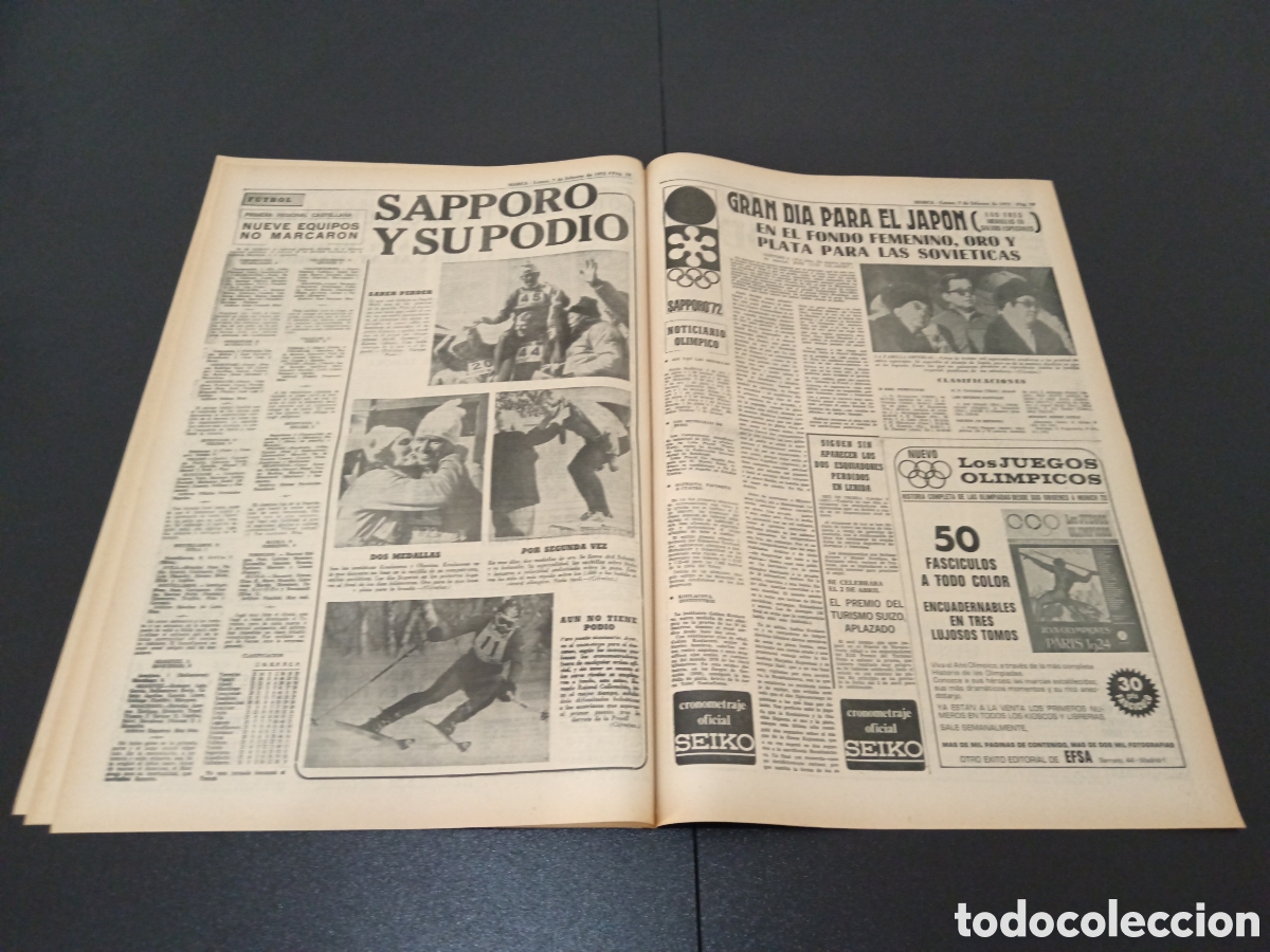 Coleccionismo deportivo: MARCA 07/02/1972 - Foto 10